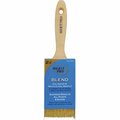 Gourmetgalley 34 2.5 in. White China Bristle Polyester Beavertail Brush - White - 2.5 in. GO3577913